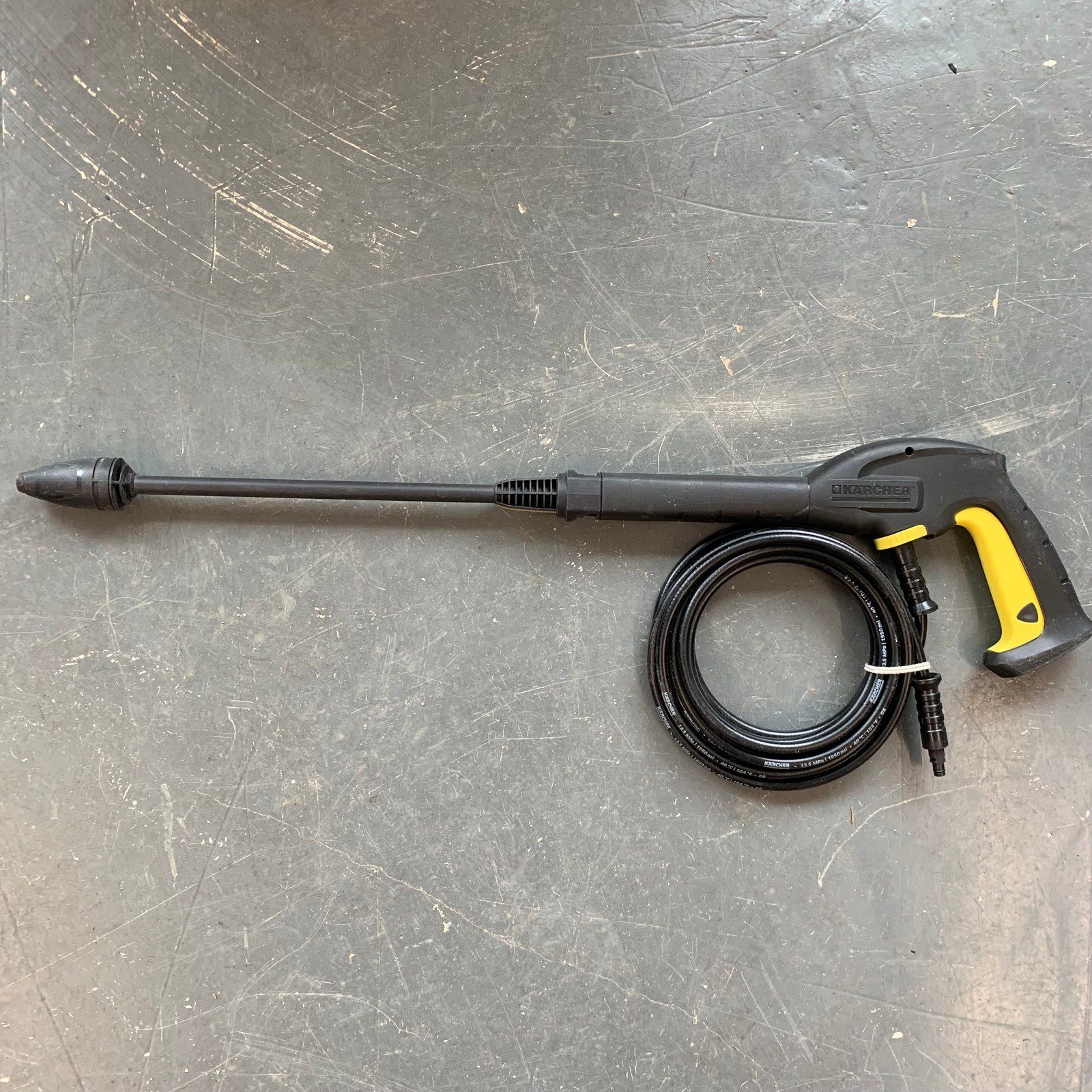 Karcher Pressure Washer Trigger Gun Lance Hose 13.5MPa 1950PSI Used - Image 1
