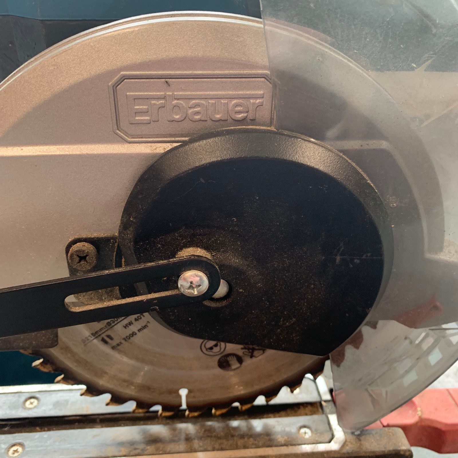 Erbauer EMIS216S 220-240V 216mm Sliding Mitre Saw 1400W With Blade Used Compound - Image 4