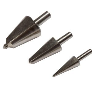 Erbauer Step Drill Bit Set 3pc 3-14mm 8-20mm 16-30mm New