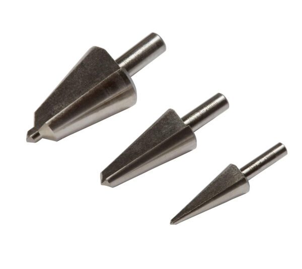 Erbauer Step Drill Bit Set 3pc 3-14mm 8-20mm 16-30mm New