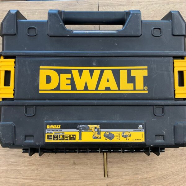 DeWalt DCH133 18V XR Brushless SDS Plus Hammer Drill Body Case Used
