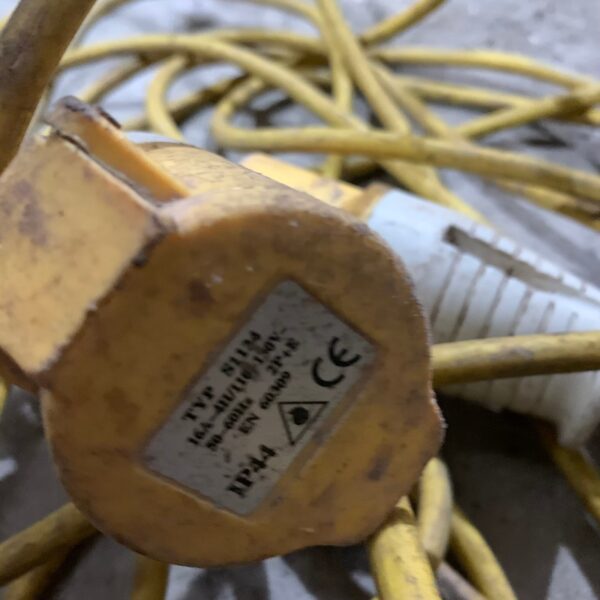 110V 16A 10m Site Extension Lead Cable 2P+E Used