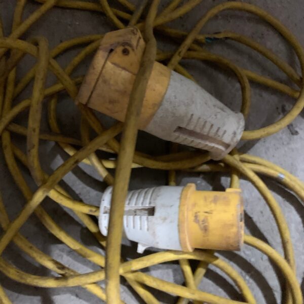 110V 16A 10m Site Extension Lead Cable 2P+E Used