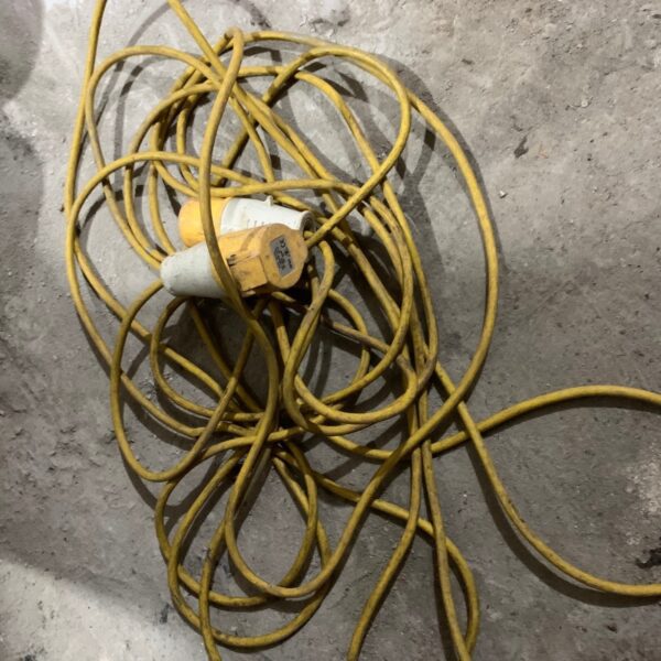 110V 16A 10m Site Extension Lead Cable 2P+E Used