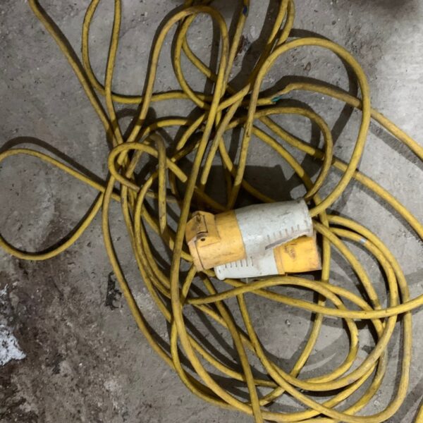 110V 16A 10m Site Extension Lead Cable 2P+E Used