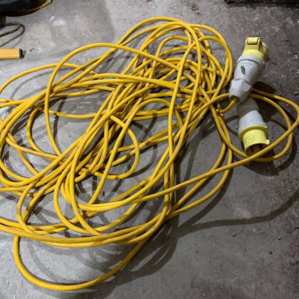 110V 16A 25m Site Extension Lead Cable 2P+E IP44 Used