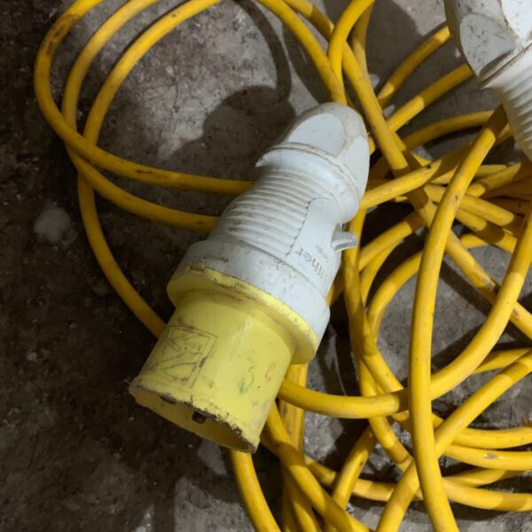110V 16A 25m Site Extension Lead Cable 2P+E IP44 Used