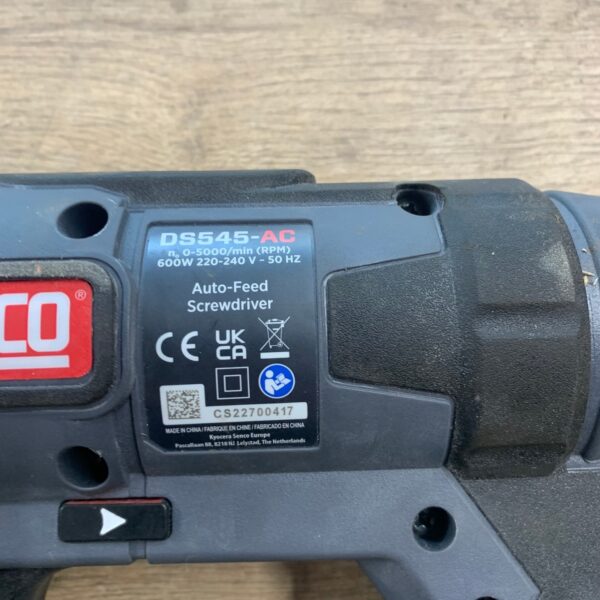 Senco DS545-AC 240V Auto-Feed Screwdriver 600W Collated Drywall Screw Gun Used