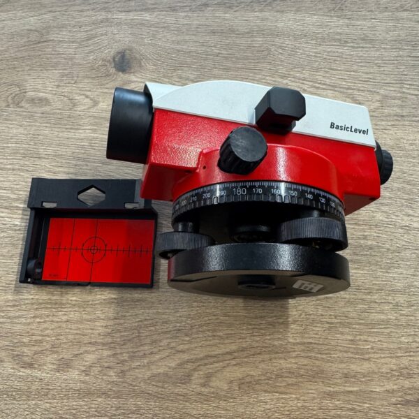 Leica BasicLevel Optical Survey Level With Target Plate Used
