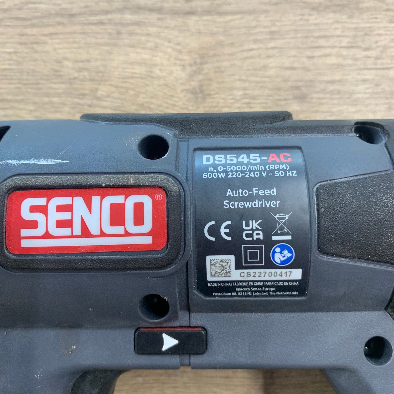 Senco DS545-AC 240V Auto-Feed Screwdriver 600W Collated Drywall Screw Gun Used - Image 9