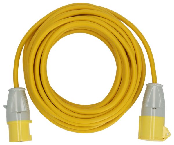 Brennenstuhl 110V Yellow Extension Lead Cable 16A IP44 New