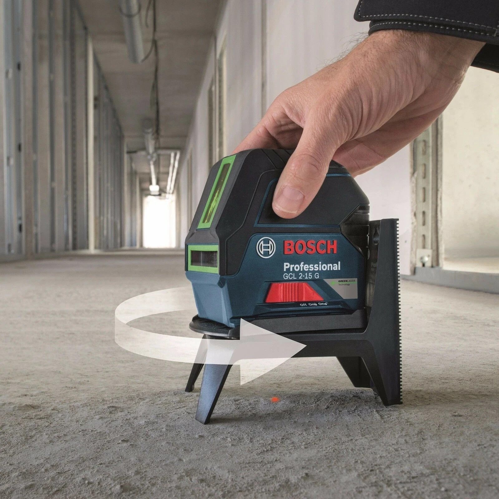Bosch Professional GCL 2-15 Self-Levelling Cross Line & Point Laser Level - Image 9