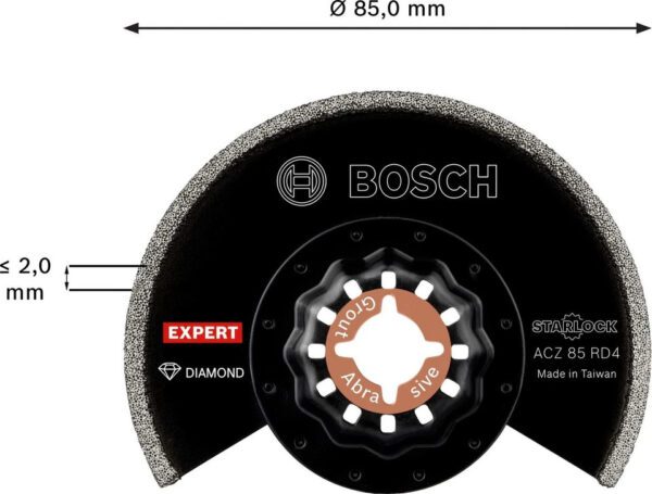 Bosch EXPERT ACZ 85 RD4 Starlock Diamond Grout Removal Blade 85mm New