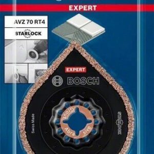 Bosch EXPERT AVZ 70 RT4 Starlock Grout Abrasive Multi Tool Blade New