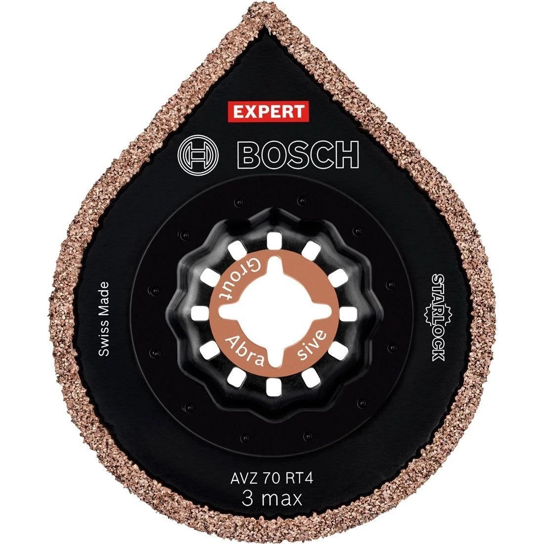 Bosch EXPERT AVZ 70 RT4 Starlock Grout Abrasive Multi Tool Blade New - Image 2