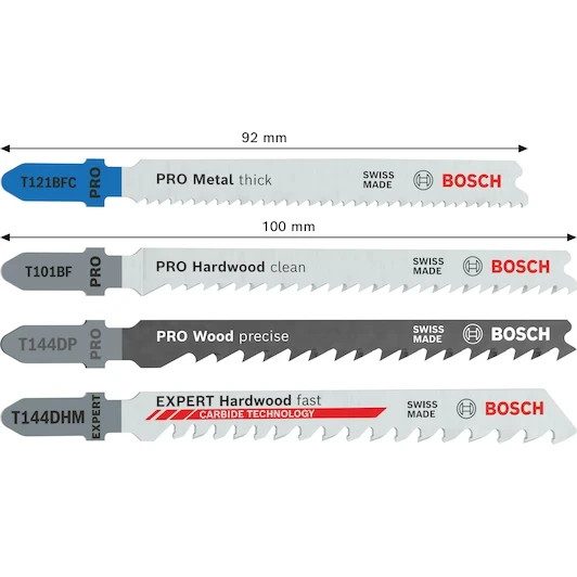 Bosch PRO Wood & Metal Jigsaw Blade Set 14+1 Piece 2 607 011 437 New