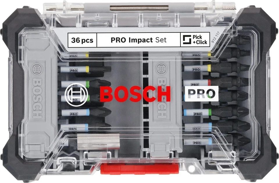 Bosch PRO Impact Screwdriver Bit Set 36 Piece 2608522517 New - Image 2