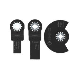 Bosch Starlock Wood & Soft Metal Multi Tool Blade Set 3 Piece New