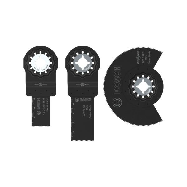 Bosch Starlock Wood & Soft Metal Multi Tool Blade Set 3 Piece New