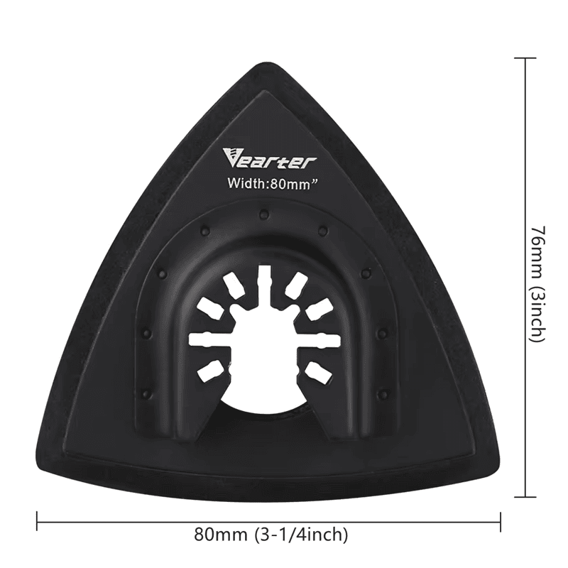 Vearter Oscillating Sanding Pad Set 19pcs 80mm Multi Tool Sandpaper Kit - Image 3