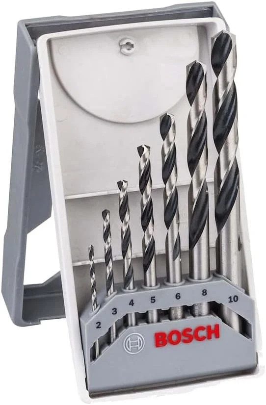 Bosch HSS PointTeQ Metal Drill Bit Set 7pc 2-10mm New