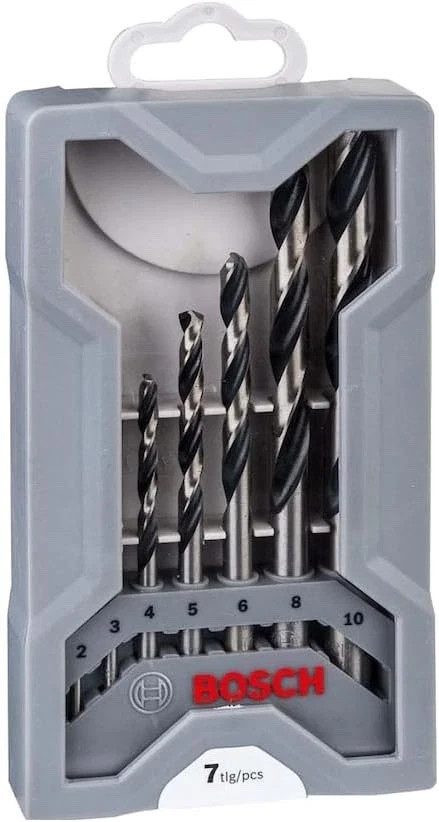 Bosch HSS PointTeQ Metal Drill Bit Set 7pc 2-10mm New