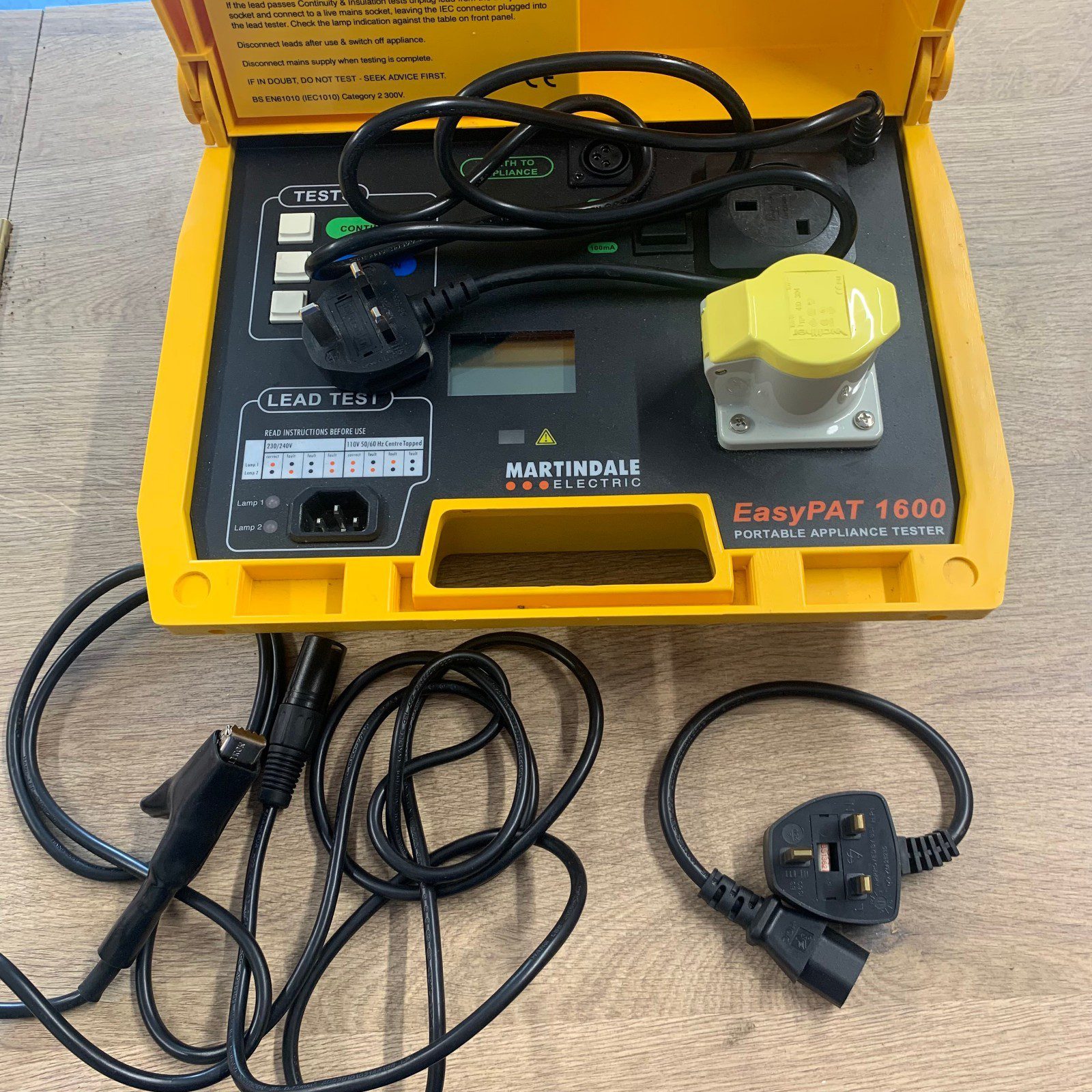 Martindale EasyPAT 1600 EPAT1600 230V Portable Appliance PAT Tester Kit - Image 1