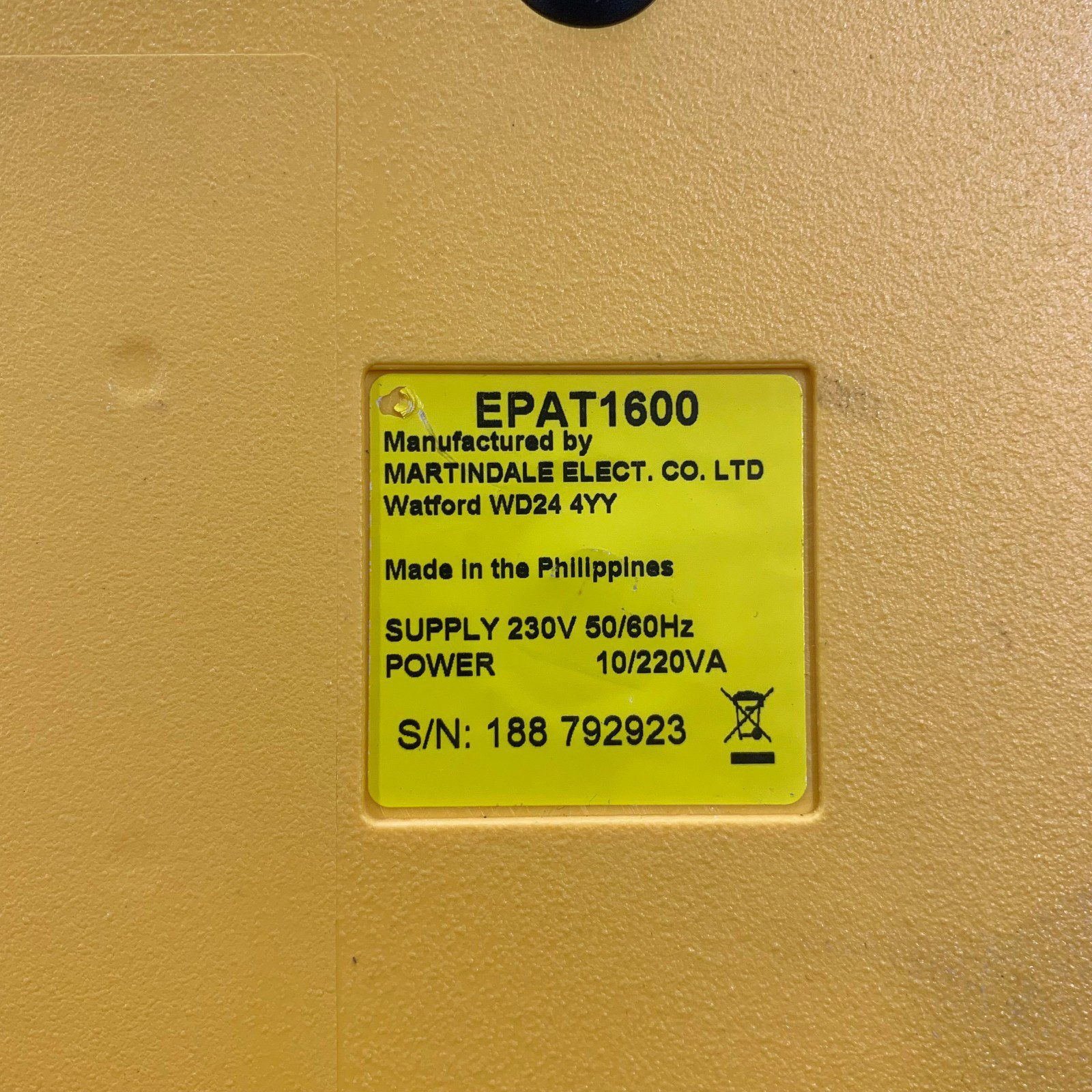 Martindale EasyPAT 1600 EPAT1600 230V Portable Appliance PAT Tester Kit - Image 5