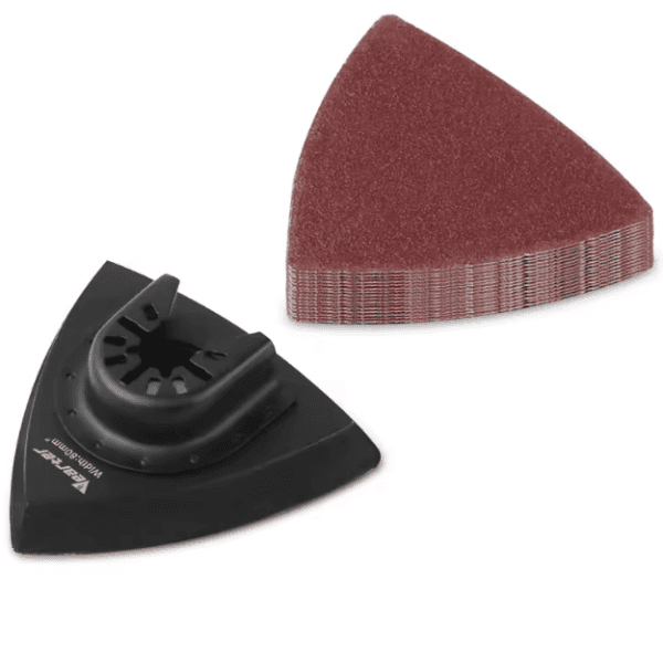 Vearter Oscillating Sanding Pad Set 19pcs 80mm Multi Tool Sandpaper Kit