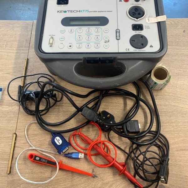 Kewtech KT75 110V 230V Portable Appliance PAT Tester Kit Refurbished