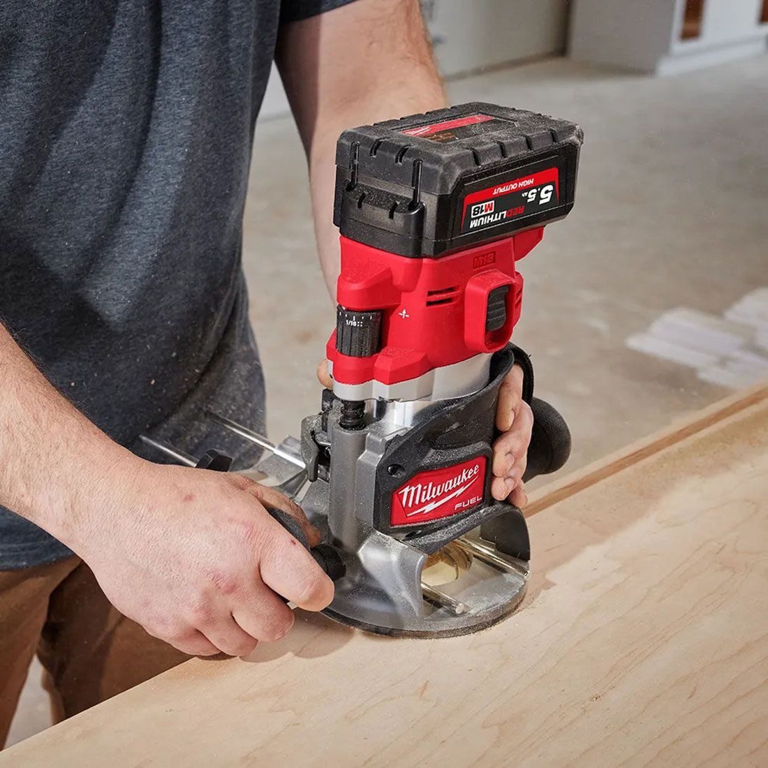 Milwaukee M18 FR12 FUEL 18V 12mm 1/2in Cordless Router Bare Unit New With Case - Image 10