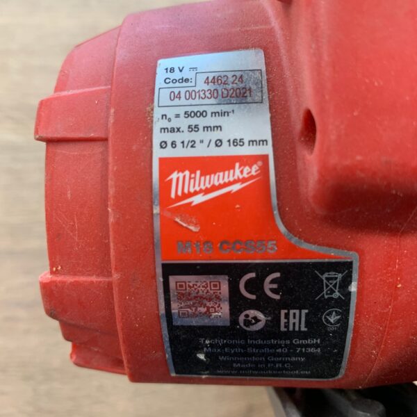 Milwaukee M18 CCS55 18V Fuel Brushless 165mm Circular Saw Body Only For Parts