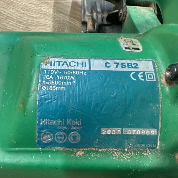 Hitachi C7SB2 110V 185mm Circular Saw 1670W Spares Or Repairs