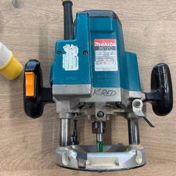 Makita 3612C 110V 1/2in Plunge Router 1850W Variable Speed Refurbished