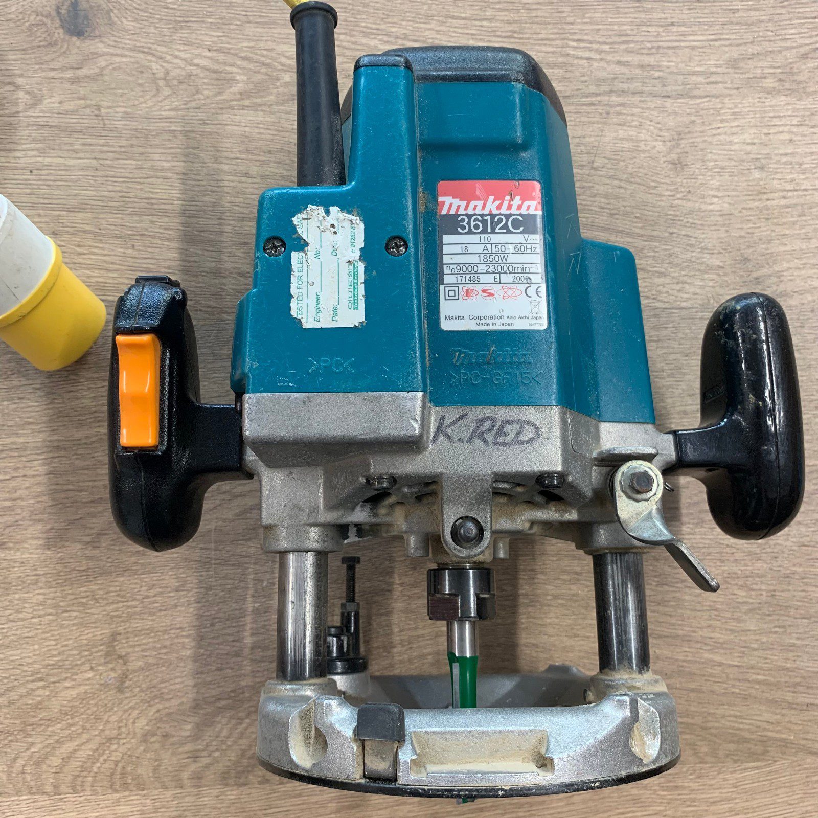 Makita 3612C 110V 1/2in Plunge Router 1850W Variable Speed Refurbished - Image 1