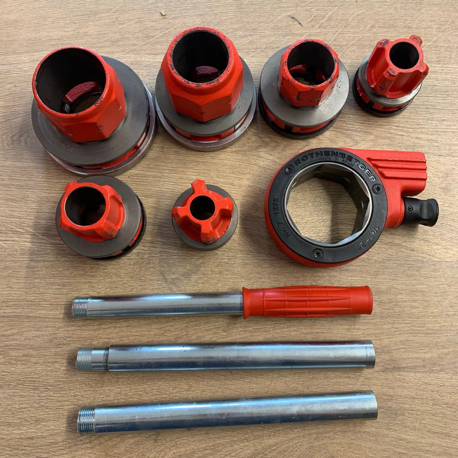 Rothenberger 1/4in to 2in Manual Pipe Threader Set BSPT Right Hand New - Image 16