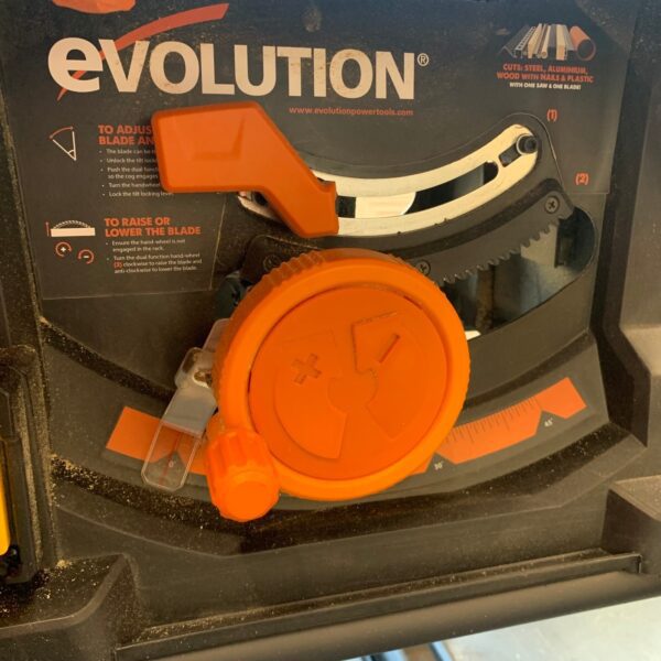 Evolution RAGE5-S 230V 255mm Multipurpose Table Saw 1800W With Stand