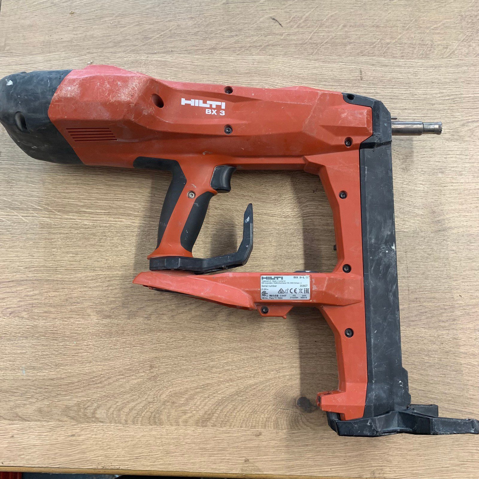 Hilti BX 3-L 21.6V Cordless Concrete Nailer Fastening Tool With Case - Image 11