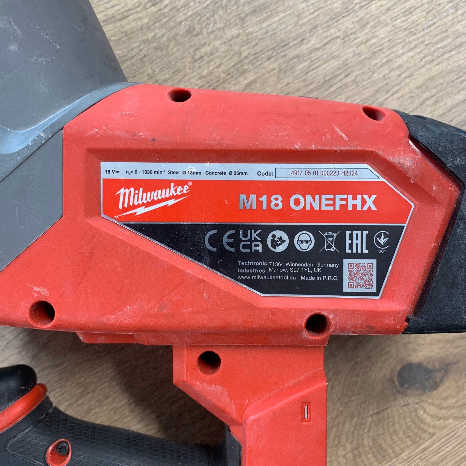 Milwaukee M18 ONEFHX 18V FUEL SDS Plus Rotary Hammer Drill With Case Body Only - Image 6
