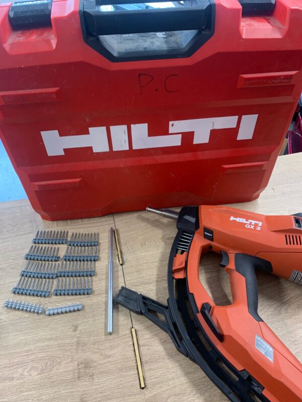 Hilti GX 3 Gas Actuated Concrete Nailer Fastening Tool With Case
