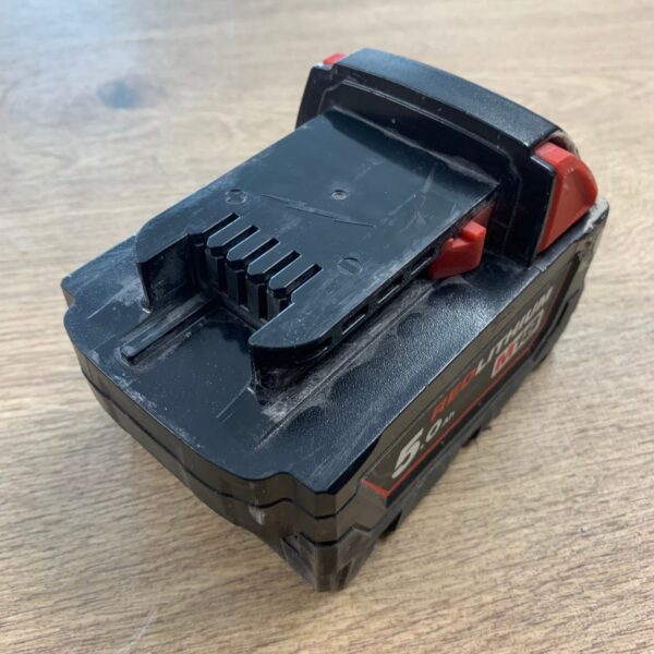 Milwaukee M18B5 18V 5.0Ah 90Wh RedLithium Li-Ion Battery Pack Used