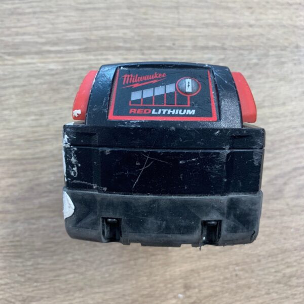 Milwaukee M18B5 18V 5.0Ah 90Wh RedLithium Li-Ion Battery Pack Used