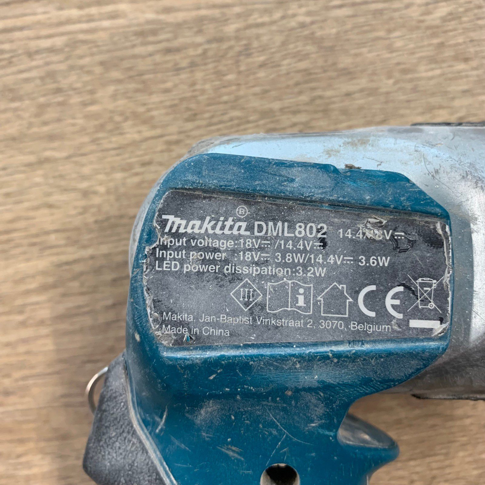 Makita DML802 14.4V/18V LXT Cordless LED Torch Body Only Good Refurb - Image 9
