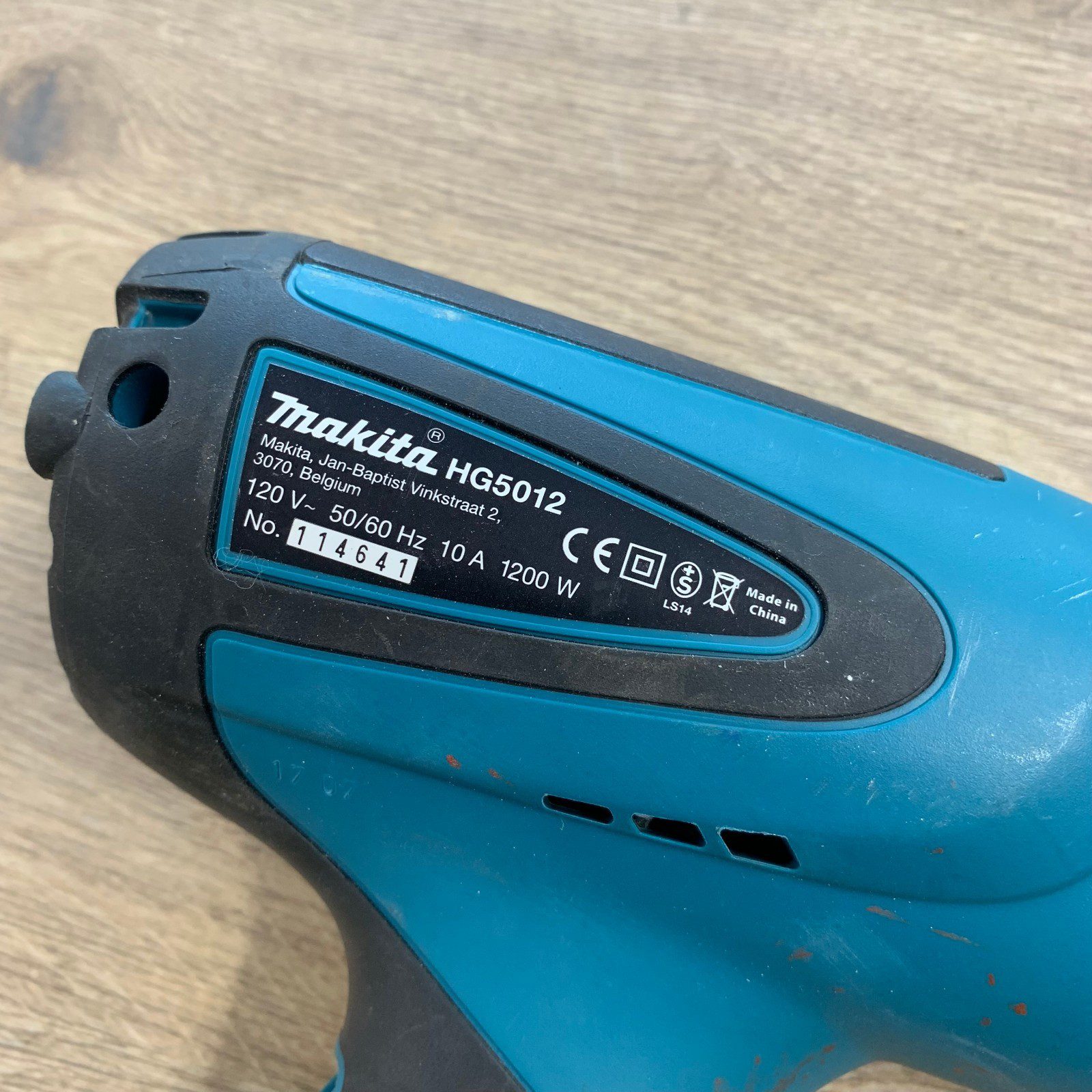 Makita HG5012K 120V Hot Air Gun Heat Gun 1200W With Case & Nozzles Used - Image 6