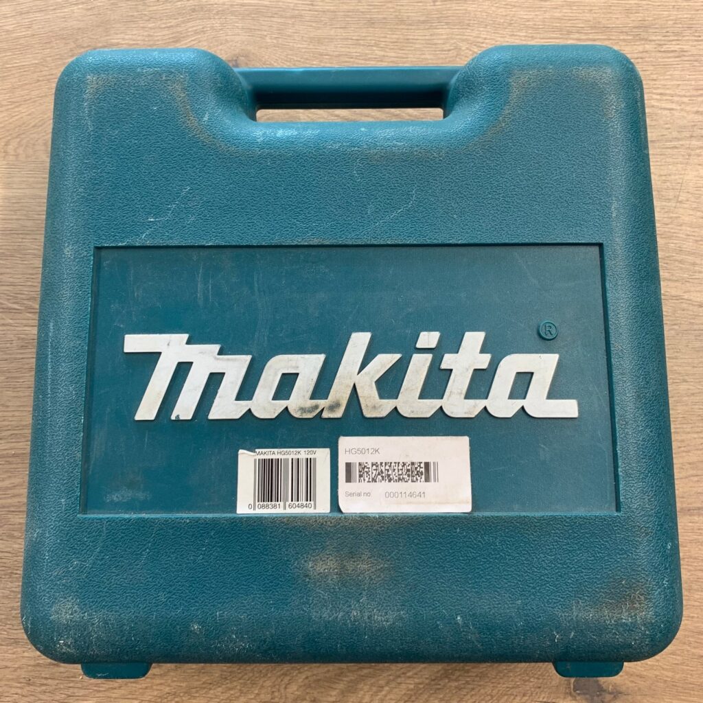 Makita HG5012K 120V Hot Air Gun Heat Gun 1200W With Case & Nozzles Used