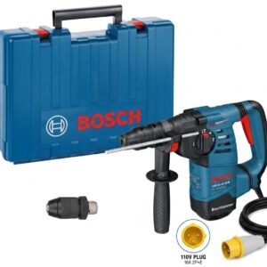 Bosch GBH 3-28 DFR 110V SDS Plus Rotary Hammer Drill Kit Case New