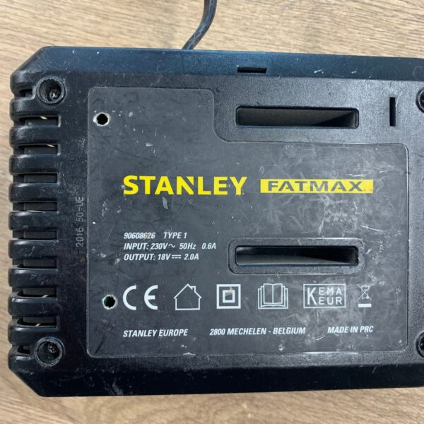 Stanley FatMax 90608626 14.4V-18V Lithium Battery Charger 230V Refurbished