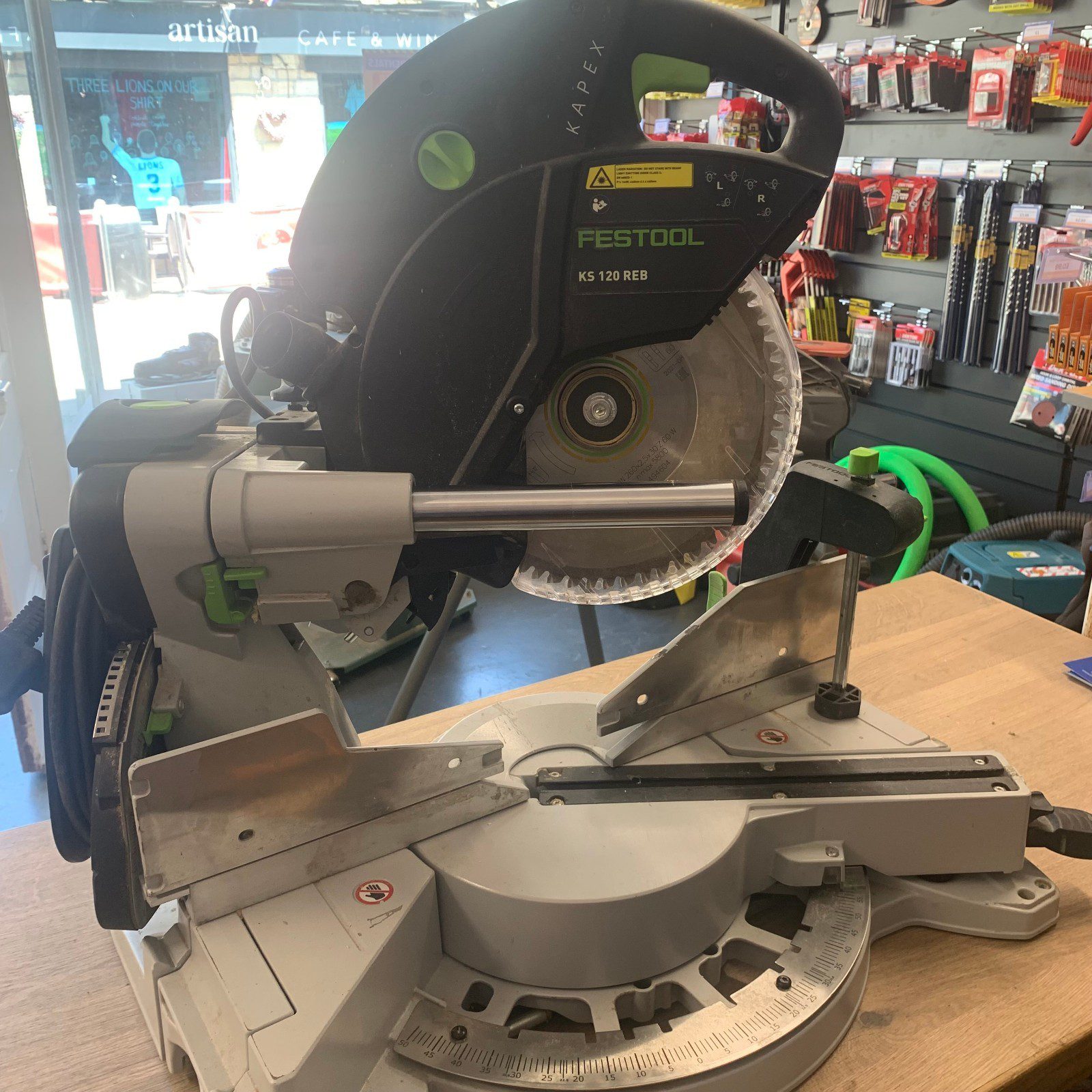 Festool KAPEX KS 120 REB 240V 1600W 260mm Sliding Compound Mitre Saw - Image 1