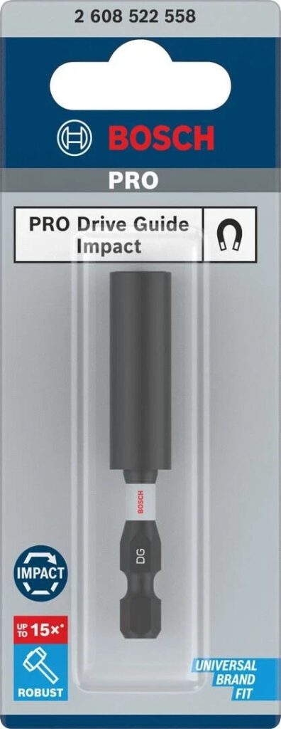 Bosch 2608522558 PRO Drive Guide Impact Screwdriver Bit Holder New