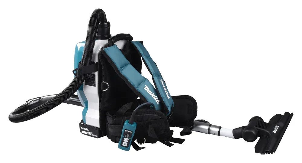 Makita DVC261TX25 36V LXT Brushless Backpack Vacuum 2x 5Ah Batteries Charger